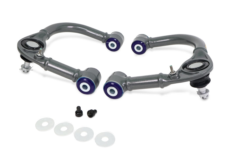 Superpro 03-09 Lexus GX470 / Toyota 4Runner Sport 4WD Front Upper Fixed Offset Control Arm Set
