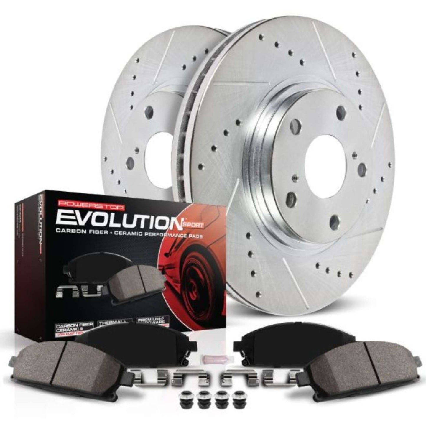 Power Stop 16-18 Mazda CX-9 Front & Rear Z17 Evolution Geomet Coated Brake Kit