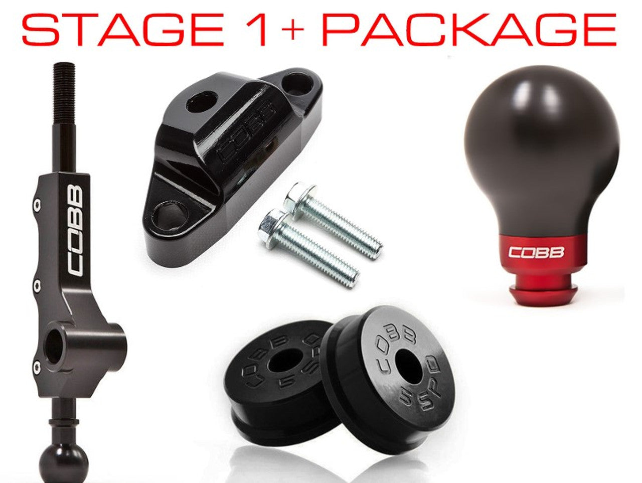 COBB Subaru 02-07 WRX 5MT Stage 1+ Drivetrain Package w/Wide Barrel Shifter 212X01P-RD