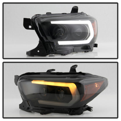 Spyder Toyota Tacoma 16-18 (SR5 Model Only) Projector Headlights Black Smoke PRO-YD-TT16-LB-BSM SPYDER