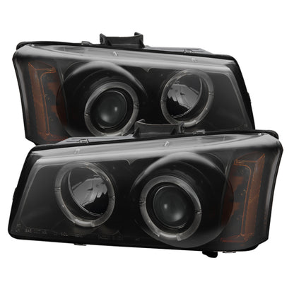 Spyder Chevy Silverado 1500/2500/3500 03-06 Projector Headlights PRO-YD-CS03-AM-BSM SPYDER