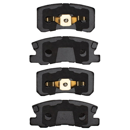 R1 Rear Semi-Metallic Brake Pads 2000-2017 Chrysler/Dodge & More - 2311-0868-00