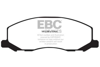 EBC YellowStuff Front Brake Pads - DP42015R EBC