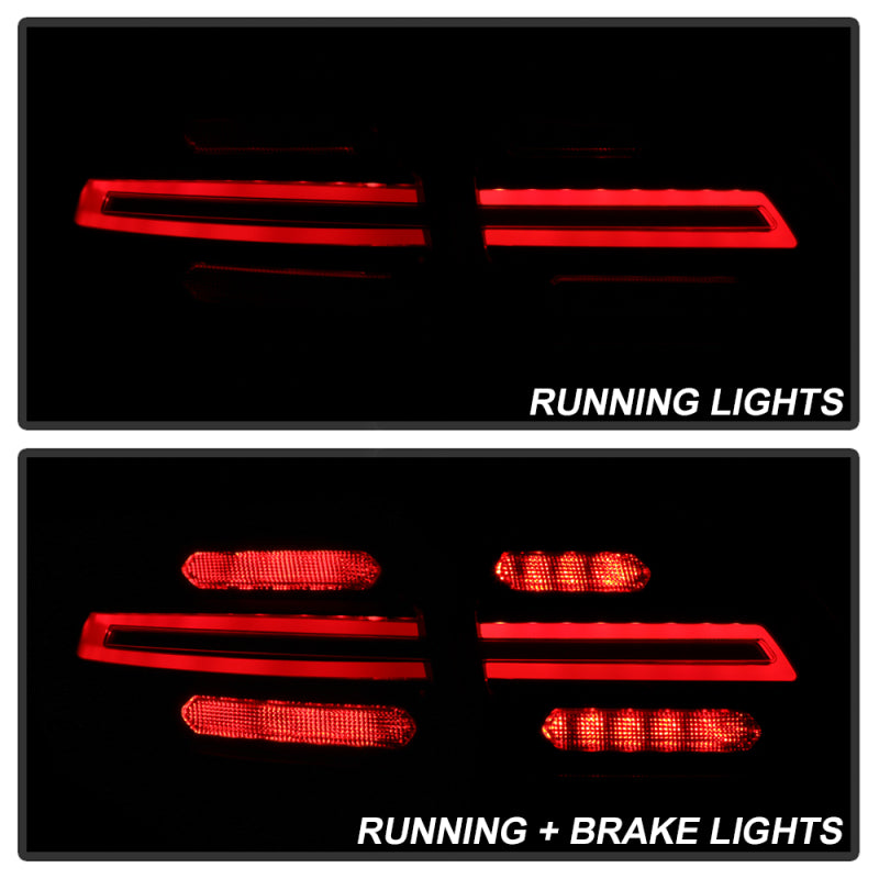 Spyder Porsche Cayenne 958 11-14 LED Tail Lights - Sequential Signal - Red Smoke SPYDER