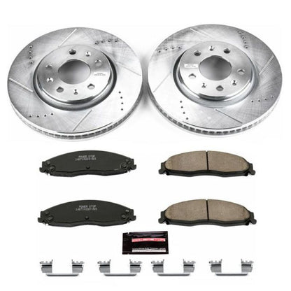 Power Stop 03-05 Cadillac CTS Front Z23 Evolution Sport Brake Kit PowerStop