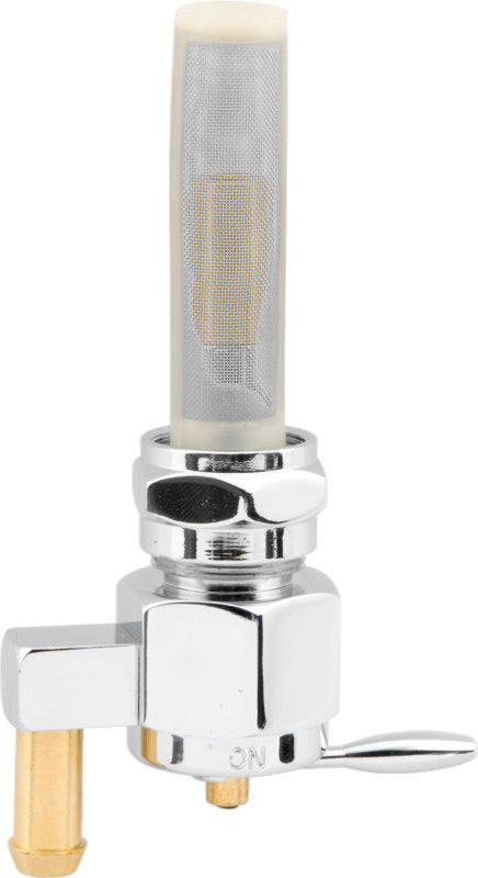 Bikers Choice 57-74 XL Chrome Hex Petcock 3/8 NPT Down Outlet