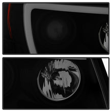 Load image into Gallery viewer, Spyder 05-11 Toyota Tacoma Ver 2 Proj Headlights - Light Bar DRL - Black Smoke PRO-YD-TT05V2-LB-BSM