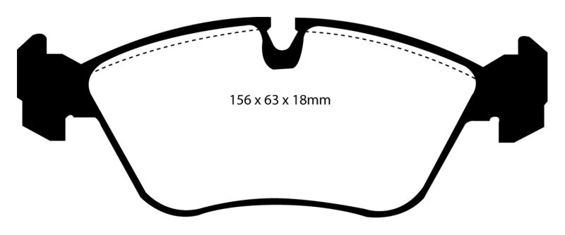 EBC RedStuff Front Brake Pads - DP3880C EBC