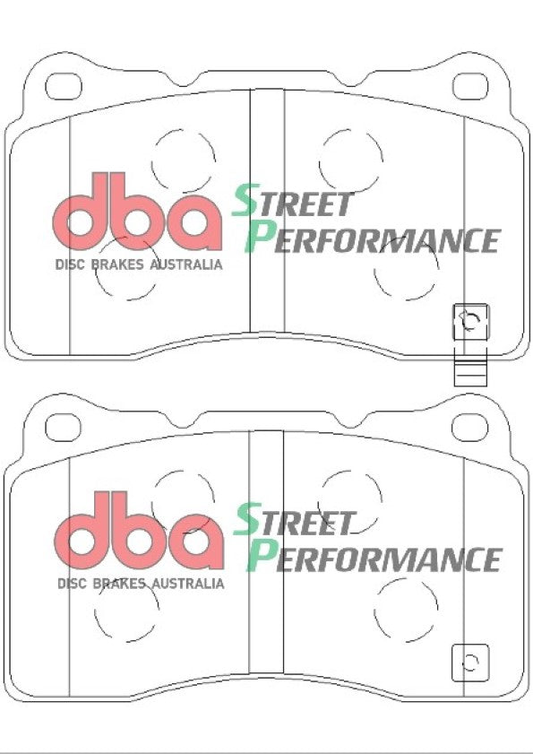 DBA Street Performance Front Brake Pads - DB1678SP