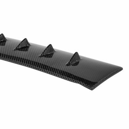 Seibon Carbon Fiber Roof Fin Spoiler For 2008-2015 Mitsubishi Lancer EVO X Antenna Base 5x9 Cm - RFS0809MITEVOX