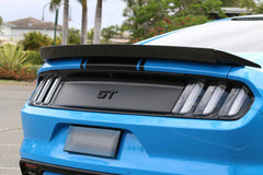 Anderson Composites 2015 - 2023 Mustang Carbon Fiber Track Pack Style Spoiler With Adjustable Wicker Bill - AC-RS15FDMU-ST