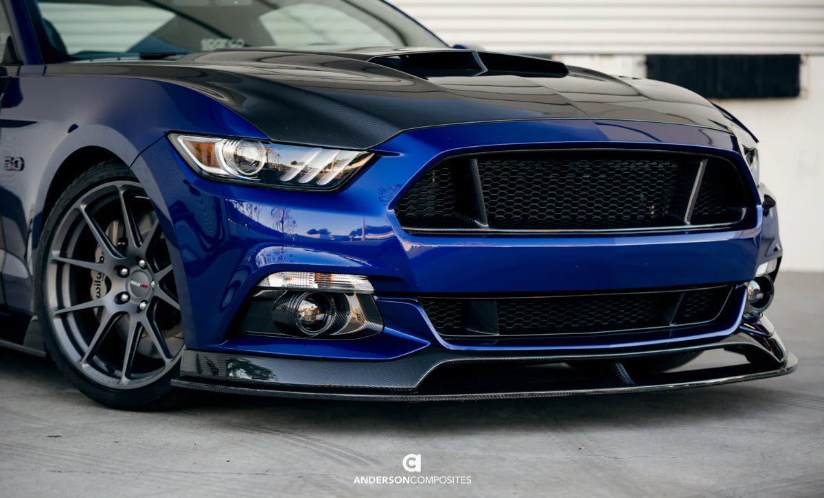 Anderson Composites 15-17 Ford Mustang Carbon Fiber Lower Grille AC-LG15FDMU Anderson Composites