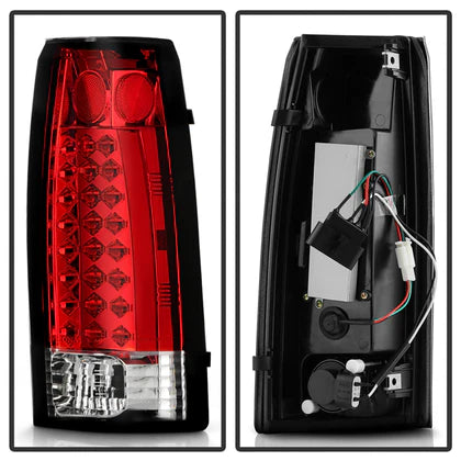 Spyder Chevy C/K Series 1500 88-98/Blazer 92-94 LED Tail Lights Red Clear ALT-YD-CCK88-LED-RC