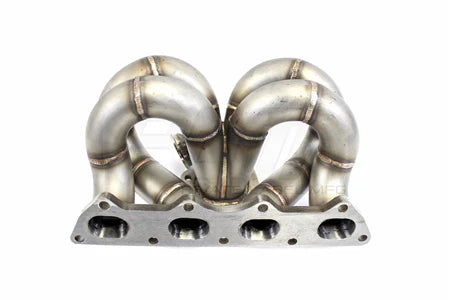 PLM Power Driven T3 Ramhorn Turbo Manifold A/C & P/S Compatible B-Series B16 B18 B20 - PLM-B-TM-AC