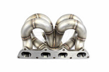 Load image into Gallery viewer, PLM Power Driven T3 Ramhorn Turbo Manifold A/C &amp; P/S Compatible B-Series B16 B18 B20 - PLM-B-TM-AC