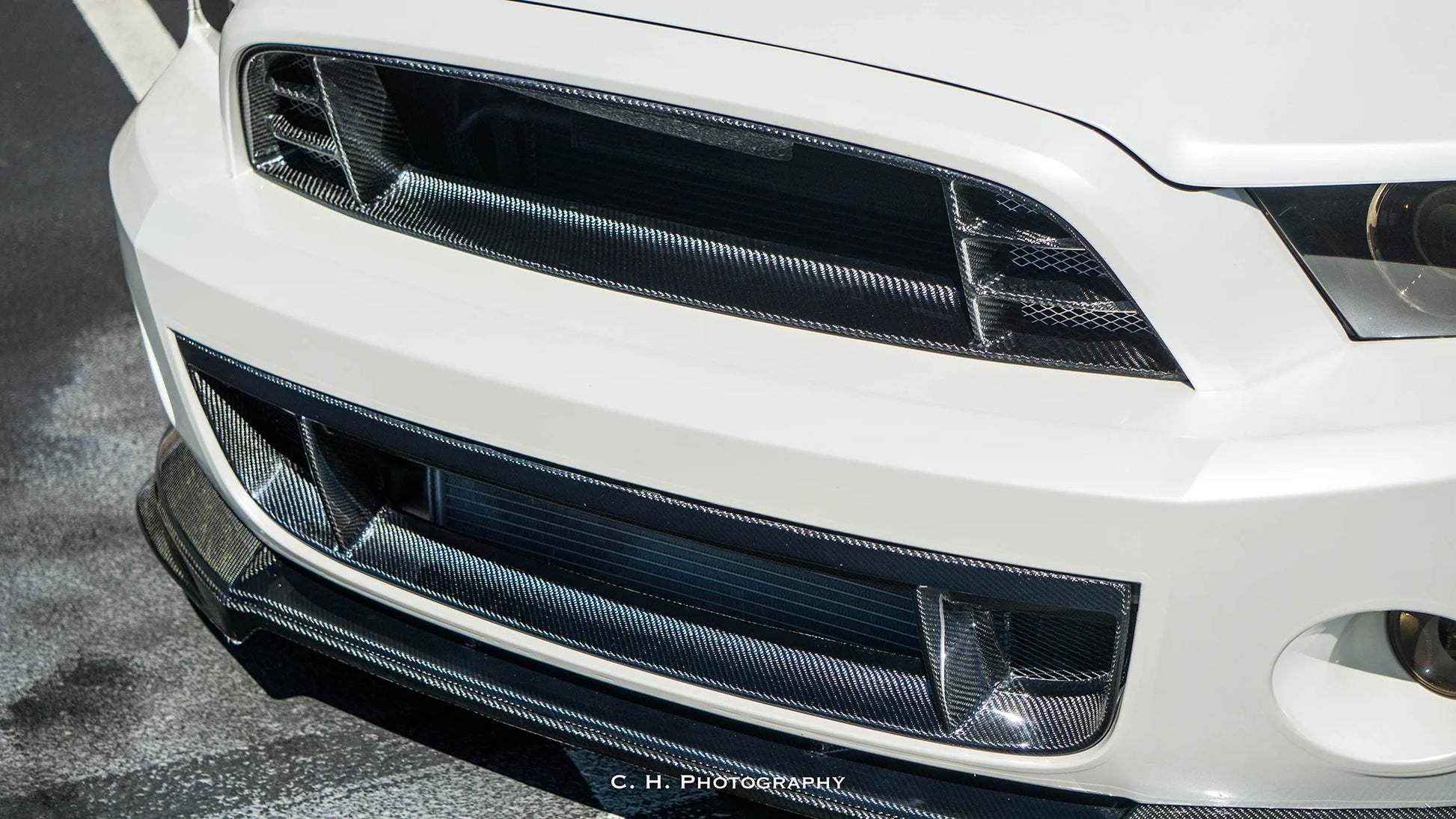 Anderson Composites 13-14 Shelby GT500 Carbon Fiber Front Grille AC-UG1213FDGT Anderson Composites