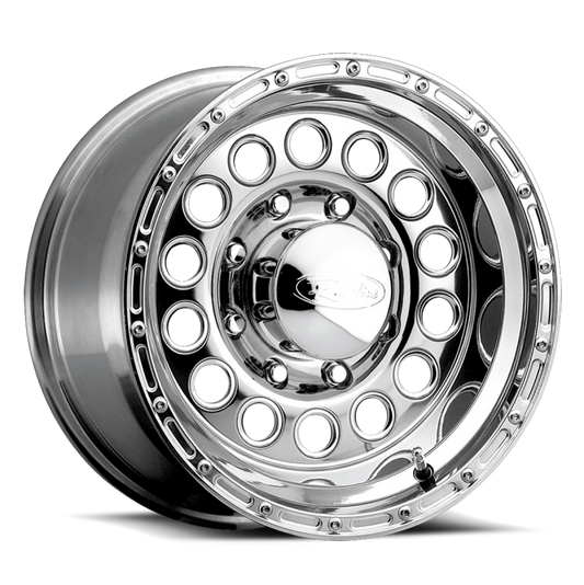 Raceline 887 Rock Crusher 16x8in / 8x165.1 BP / -20mm Offset / 130.81mm Bore - Polished Wheel Raceline