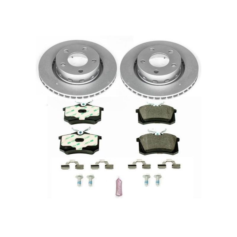 Power Stop 02-04 Audi S6 Rear Euro-Stop Brake Kit PowerStop