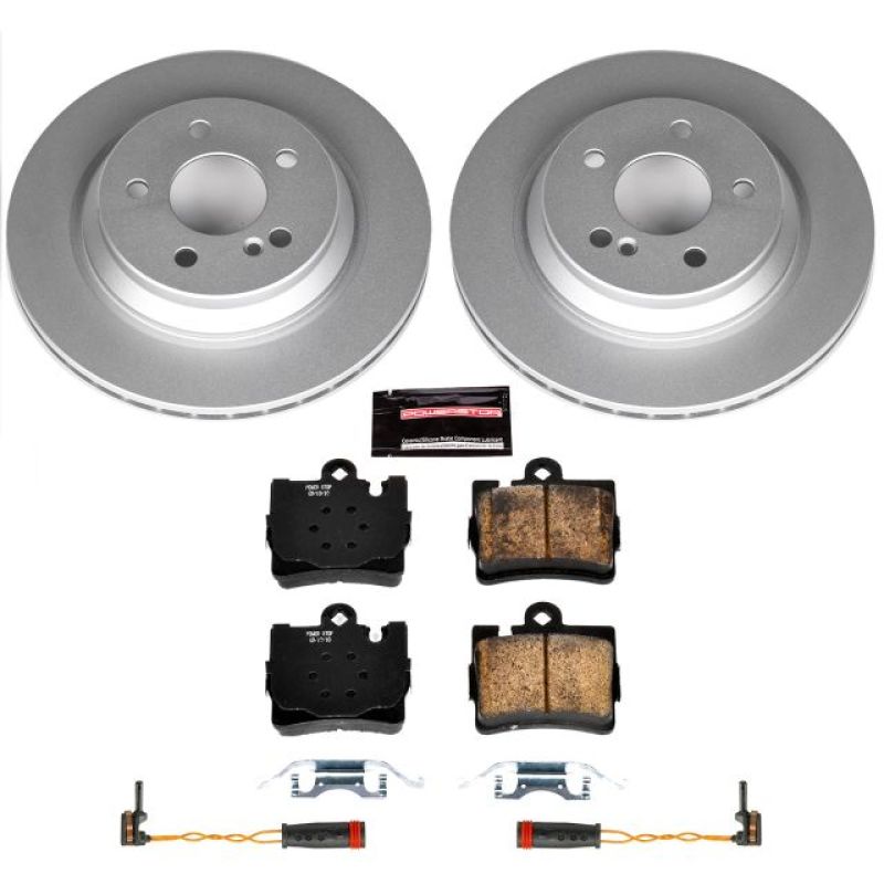 Power Stop 00-02 Mercedes-Benz S430 Rear Z23 Evolution Sport Coated Brake Kit PowerStop