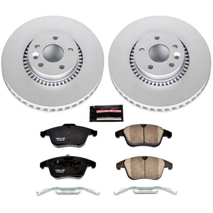Power Stop 08-15 Land Rover LR2 Front Z23 Evolution Sport Coated Brake Kit PowerStop