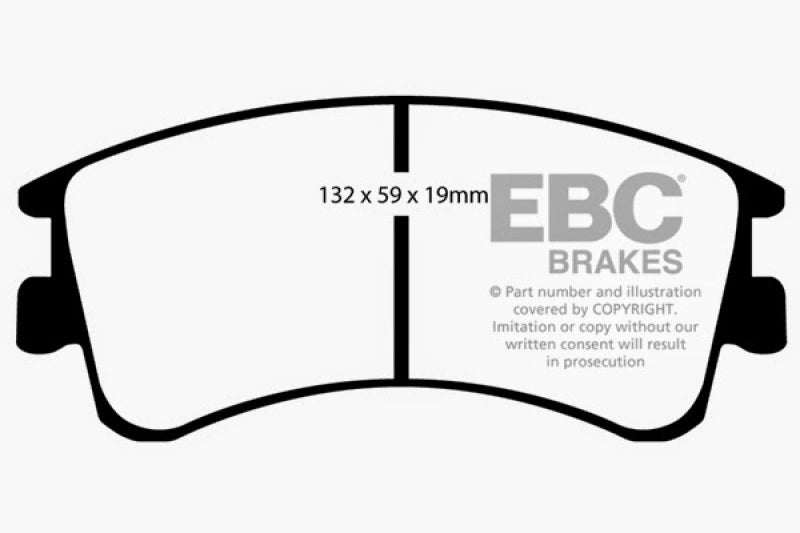 EBC YellowStuff Front Brake Pads - DP41465R EBC