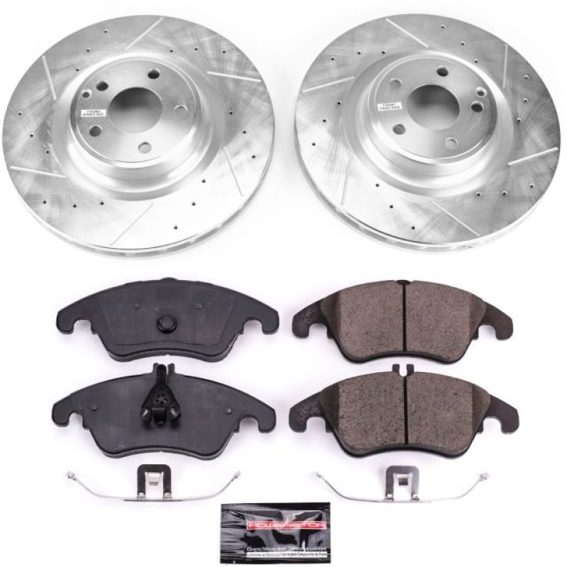 Power Stop 17-18 Mercedes-Benz SLC300 Front Z23 Evolution Sport Brake Kit PowerStop