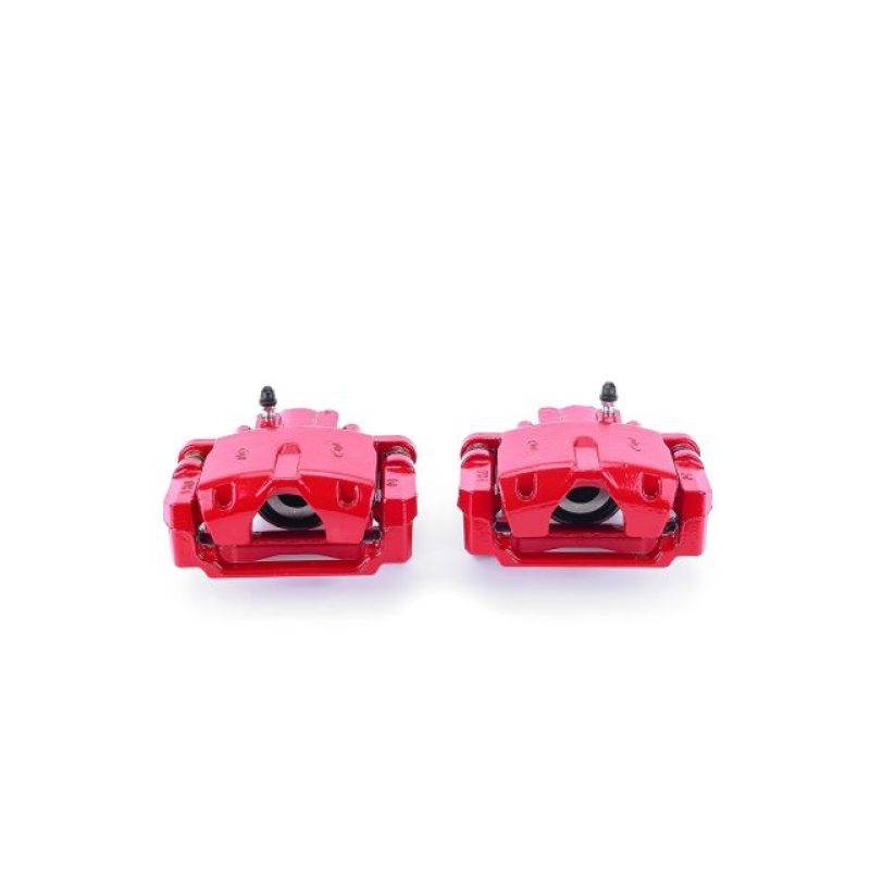 Power Stop 04-09 Cadillac SRX Rear Red Calipers w/Brackets - Pair PowerStop
