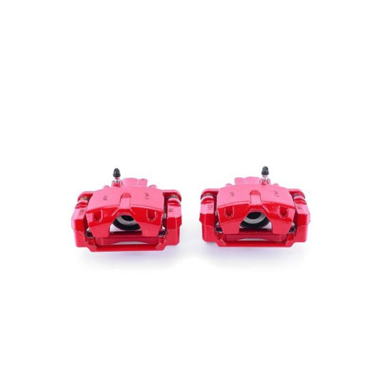 Power Stop 04-09 Cadillac SRX Rear Red Calipers w/Brackets - Pair PowerStop