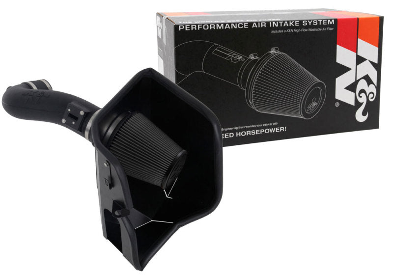 K&N 2019+ Chevrolet Silverado 1500 V8 6.2L Performance Air Intake System K&N Engineering