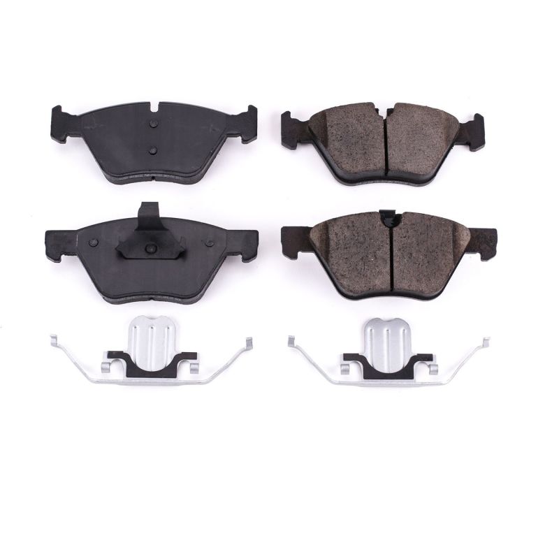 Power Stop 06-07 BMW 323i Front Z17 Evolution Ceramic Brake Pads w/Hardware PowerStop