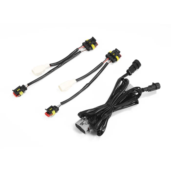AlphaRex 810029 headlight converter pair for 2022-2026 Toyota Tundra and Sequoia with factory LED reflector headlights