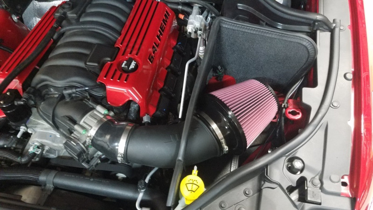 JLT 2021 Jeep Grand Cherokee SRT8 6.4L Black Tex CAI Kit w/Red Filter (Not CARB Approved)