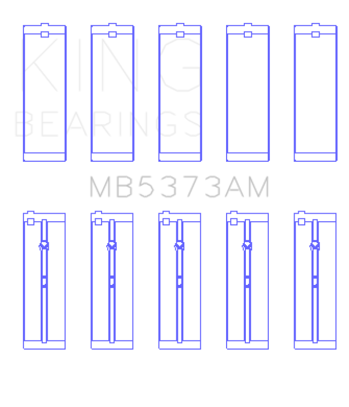 King Engine Bearings Nissan Main Bearing Set