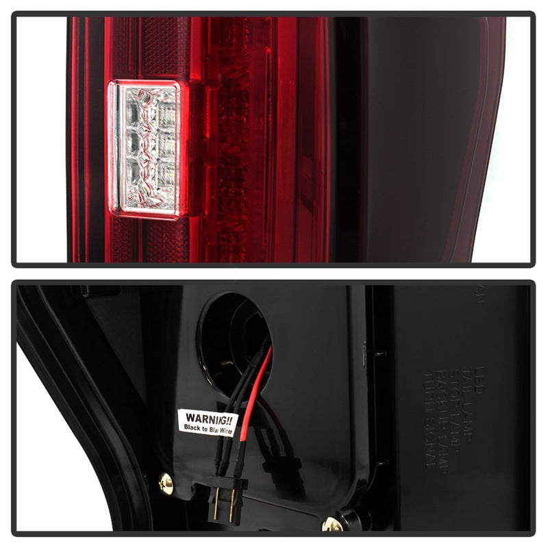 Spyder 17-18 Ford F-250 Super Duty (Excl LED Models) LED Tail Lights -Red Clr (ALT-YD-FS17-LED-RC) SPYDER