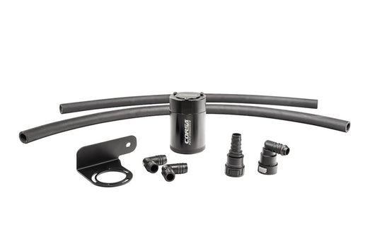 Corsa ALUMINUM OIL CATCH CAN W/ BRACKET | 2015-2023 FORD F-150 5.0L V8 CORSA Performance