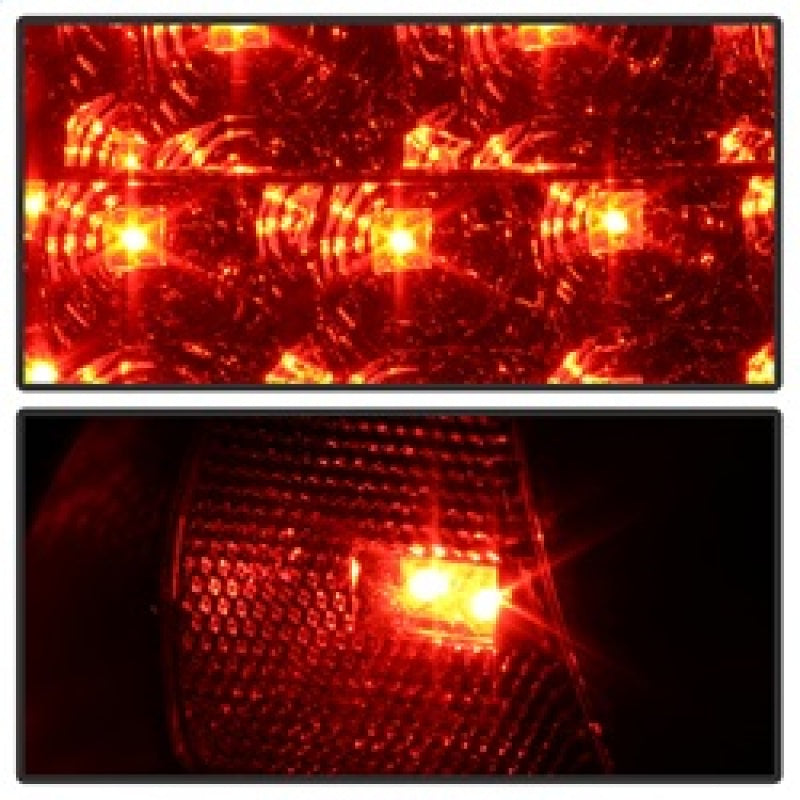 Spyder Pontiac Grand AM 99-05 LED Tail Lights Black ALT-YD-PGAM99-LED-BK SPYDER