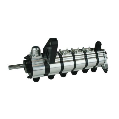 Moroso BBC Tri Lobe 5 Stage Passenger Right Side Block Mount Dry Sump Oil Pump w/Fuel Pump Drive