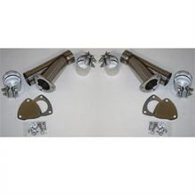 Load image into Gallery viewer, Granatelli 4.0in Stainless Steel Manual Dual Exhaust Cutout Kit w/Slip Fit &amp; Band Clamps