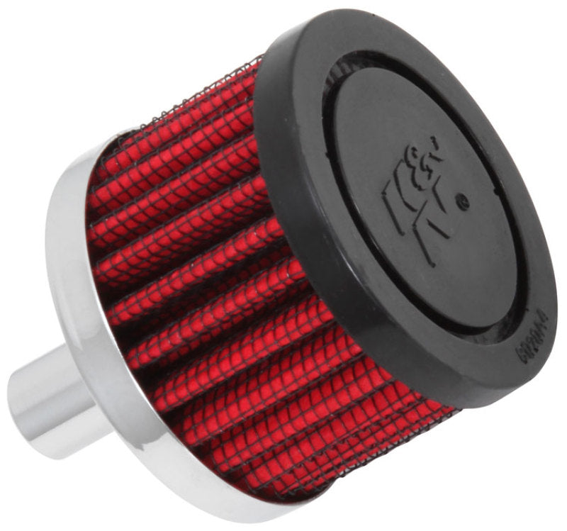 K&N Steel Base Crankcase Vent Filter .5in Vent OD x 2in OD x 1.5in Height K&N Engineering