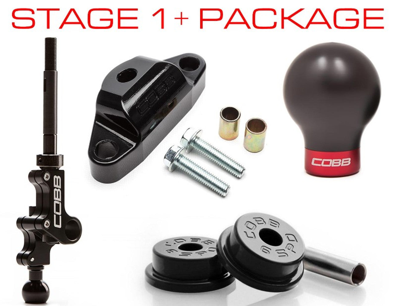 COBB Subaru LGT Spec B 6MT Stage 1+ Drivetrain Package 224X01P-W-RD