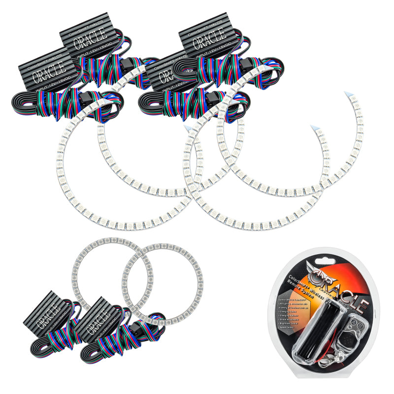 Oracle Dodge Charger 05-10 Triple Ring Halo Kit - ColorSHIFT ORACLE Lighting