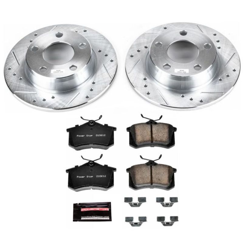 Power Stop 01-05 Audi Allroad Quattro Rear Z23 Evolution Sport Brake Kit