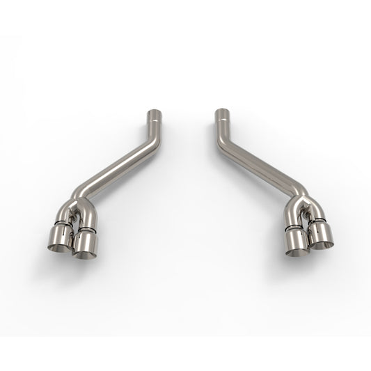 Kooks 22606270 3" Muffler Delete Axle-Back Exhaust w/ Quad SS Tips | 2016–2024 Camaro SS/ZL1