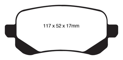 EBC Ultimax2 Rear Brake Pads - UD1326 EBC
