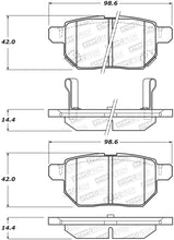 Load image into Gallery viewer, StopTech Premium Ceramic Rear Brake Pads - 308.14230