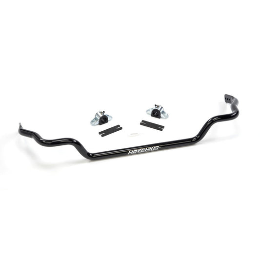 Hotchkis Front Sway Bar – fits 2001–2006 BMW E46 M3; high-strength tubular steel anti-roll bar with polyurethane bushings, mounting brackets, and powder-coated finish for improved front-end handling, SKU 22826F.