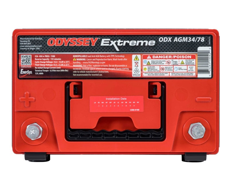 Odyssey Battery Auto/Truck/Heavy Duty & Commercial Extreme AGM Battery (34/78-PC1500DT) Odyssey Battery