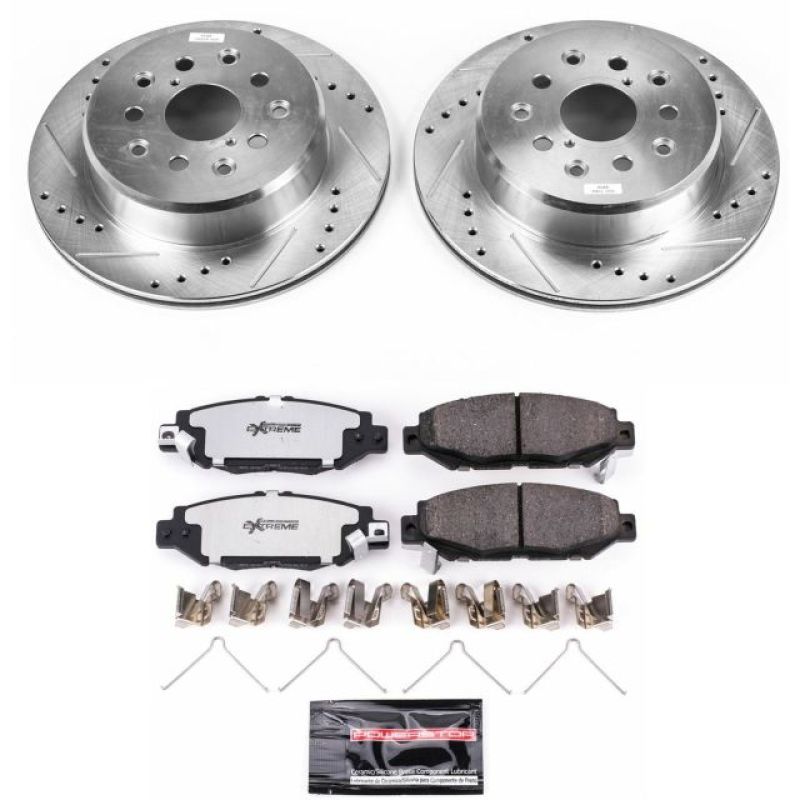 Power Stop 93-97 Lexus GS300 Rear Z26 Street Warrior Brake Kit PowerStop