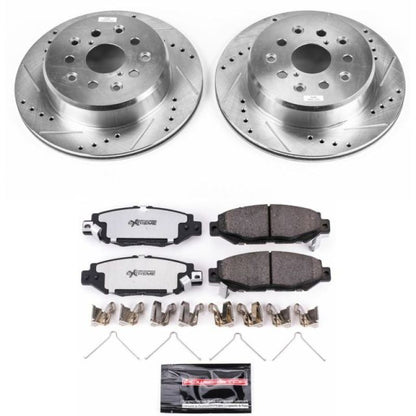 Power Stop 93-97 Lexus GS300 Rear Z26 Street Warrior Brake Kit PowerStop