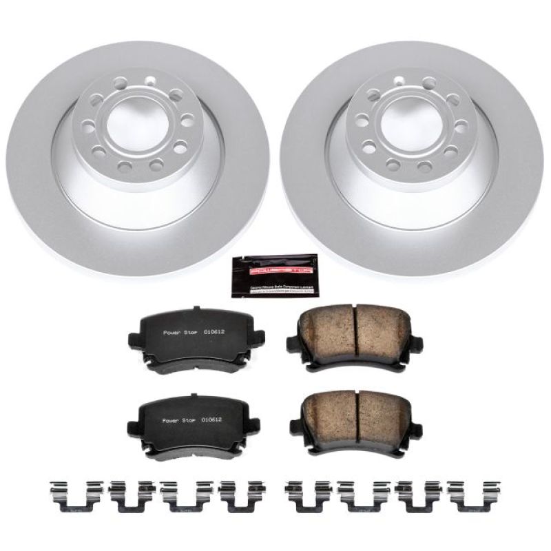 Power Stop 05-11 Audi A6 Rear Z23 Evolution Sport Coated Brake Kit PowerStop